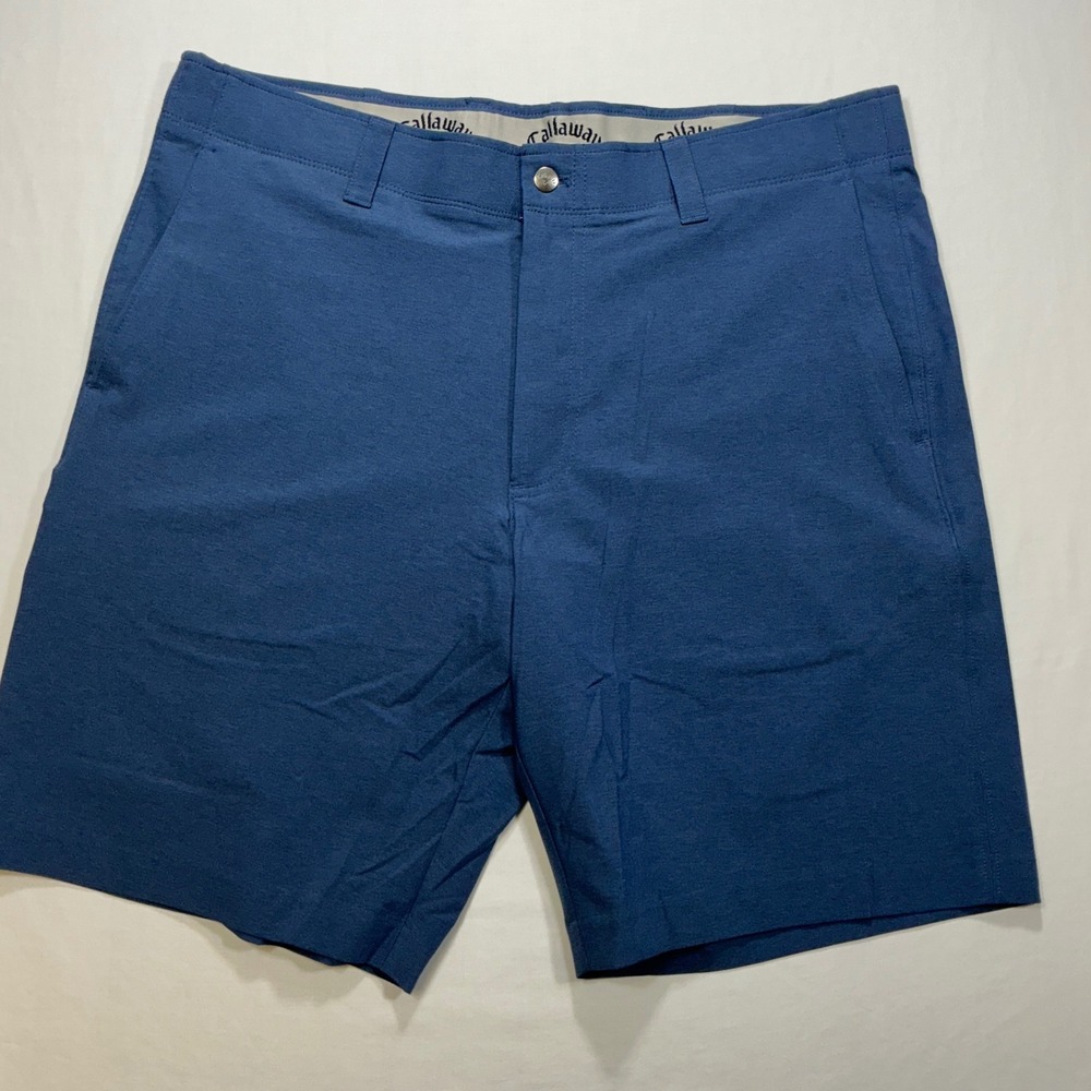 Callaway Mens Golf Shorts, Blue Lightweight‎ Performance Shorts